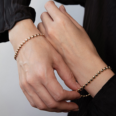 Браслет "Gloria" у червоному золоті б05779 №2