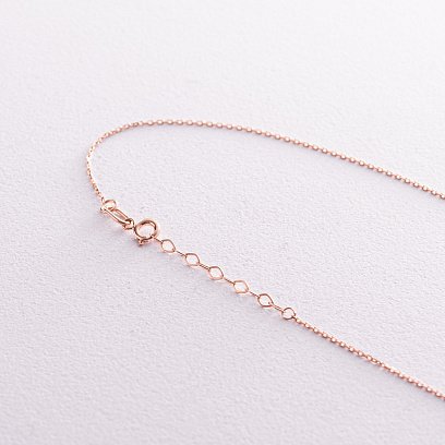 Кольє "Куля" в червоному золоті (0.6 см) кол01760 №9