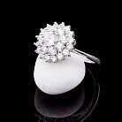Серебряное кольцо с фианитами к10 от ювелирного магазина Оникс - 4
