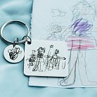 Брелок с гравировкой "Рисунок Вашего ребенка" detris от ювелирного магазина Оникс - 3