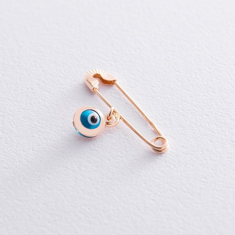 Золота шпилька "Око Фатіми" зак00247 від ювелірного магазину Онікс - 1