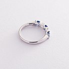 Золотое кольцо (сапфир, бриллиант) кб0207mi от ювелирного магазина Оникс - 2