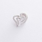 Золотий кулон "Серце" з діамантами п312 от ювелирного магазина Оникс