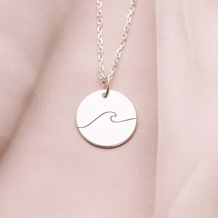 Срібний кулон "Морська хвиля" 132724вол від ювелірного магазину Онікс - 8