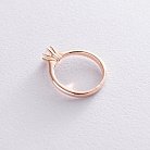 Золотое помолвочное кольцо с бриллиантом кб0231 от ювелирного магазина Оникс - 2
