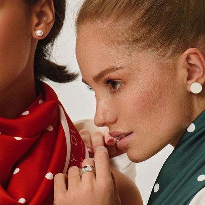 Сережки-пусети (культ. прісн. перли) 7 мм 121029 №8