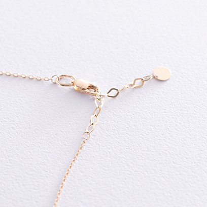 Кольє в жовтому золоті (можливе гравіювання) кол01720 №3