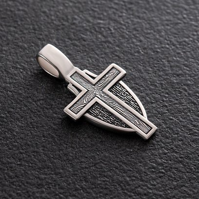 Срібна ладанка "Ангел Хранитель" 132967 №5