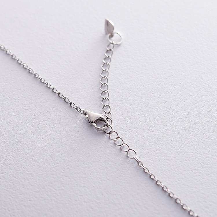 Серебряное колье "Звездочки" 18815 от ювелирного магазина Оникс - 4