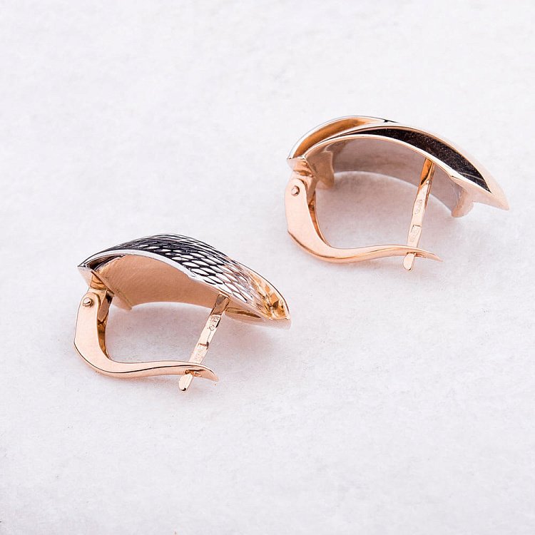 Золоті сережки с03918 від ювелірного магазину Онікс - 2