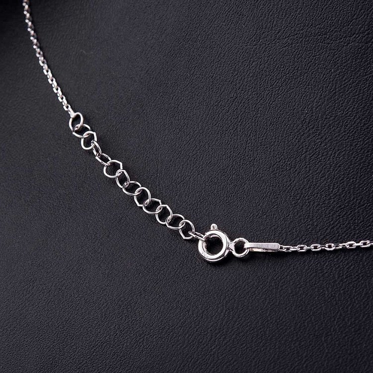 Серебряное колье "Бабочки" 18297 от ювелирного магазина Оникс - 2