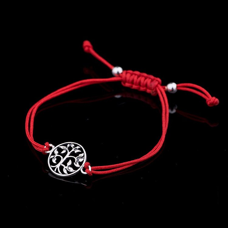 Браслет з червоною ниткою "Древо" 141110 від ювелірного магазину Онікс