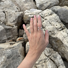 Срібна каблучка "Кульки" 1546 от ювелирного магазина Оникс - 3