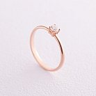 Помолвочное золотое кольцо с бриллиантом 227792421 от ювелирного магазина Оникс