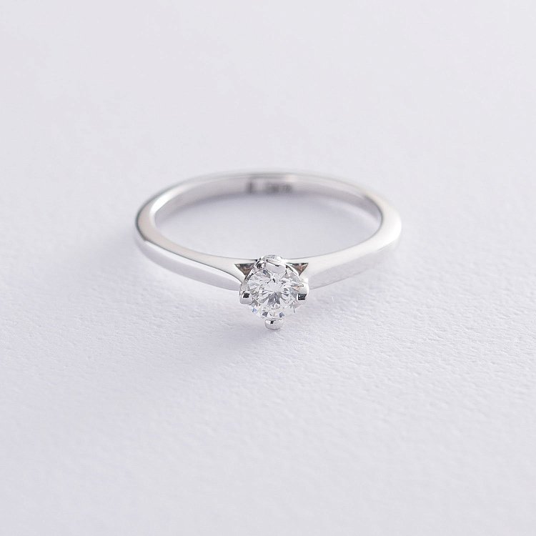 Золота каблучка з діамантами кб0330lg від ювелірного магазину Онікс