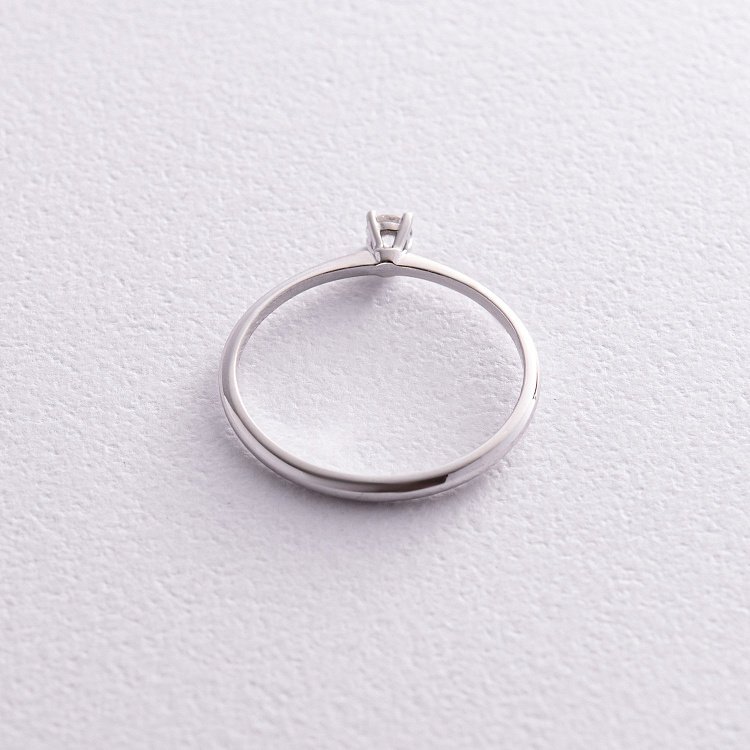 Помолвочное золотое кольцо с бриллиантом 229421121 от ювелирного магазина Оникс - 5