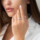 Серебряное кольцо "Круговорот" (тройное) 112554 от ювелирного магазина Оникс - 13