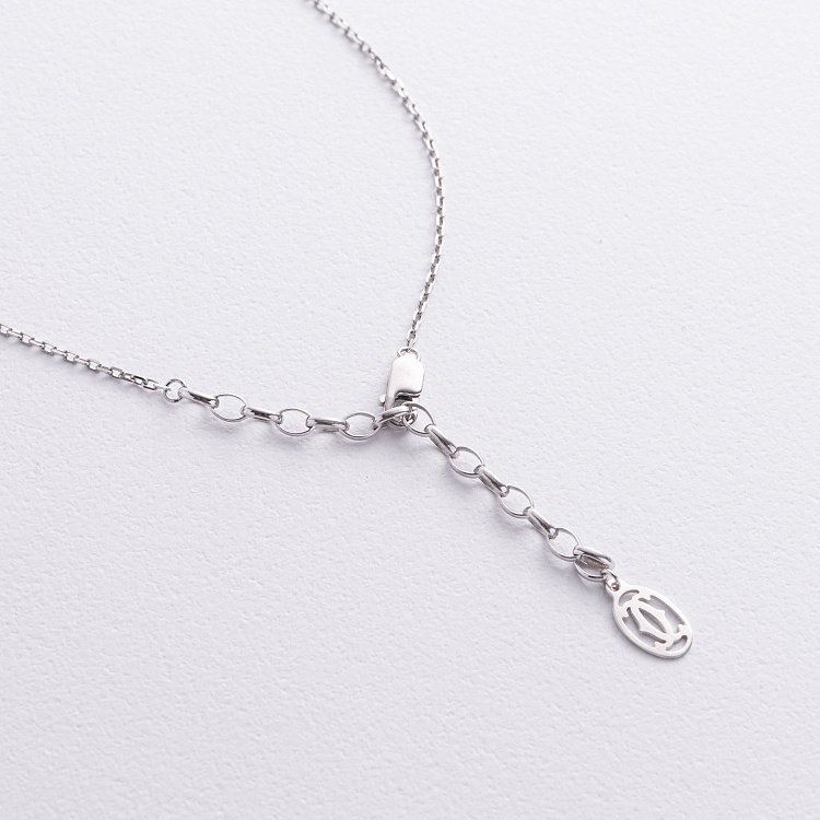 Кольє "Цвях" у сріблі (фіаніти) 1332 від ювелірного магазину Онікс - 4