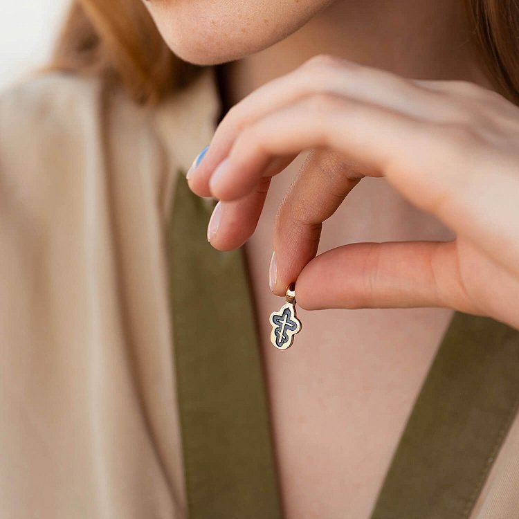 Дитячий золотий хрестик п02736 від ювелірного магазину Онікс - 4