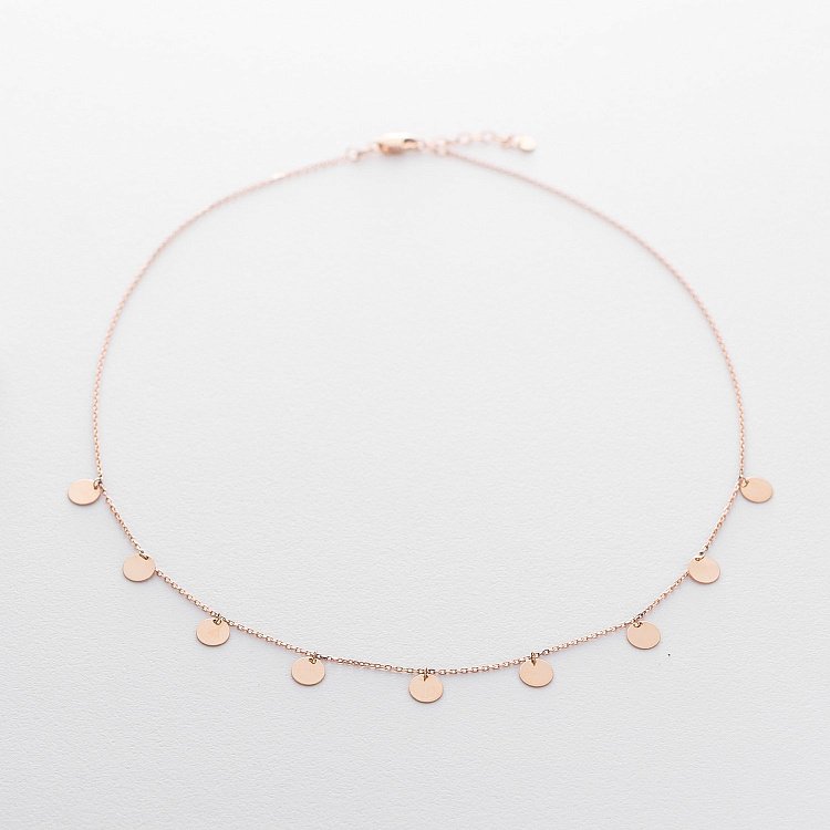 Золоте кольє з монетами кол01452 від ювелірного магазину Онікс - 1