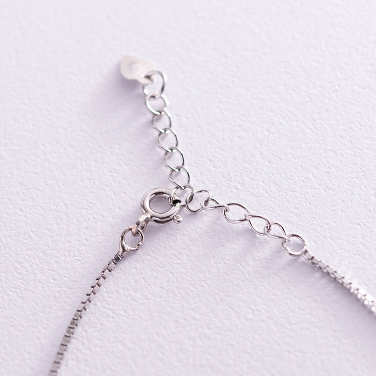 Срібний браслет "Конюшина з кульками" 141490 від ювелірного магазину Онікс - 2