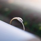 Золотое кольцо "Змей Уроборос" к06905 от ювелирного магазина Оникс - 6