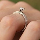 Помолвочное кольцо с бриллиантами (белое золото) 222171121 от ювелирного магазина Оникс - 1