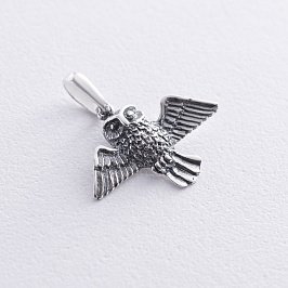 Срібна підвіска "Сова" 13336