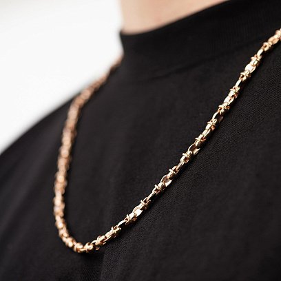 Мужская золотая цепочка ц00529 №3