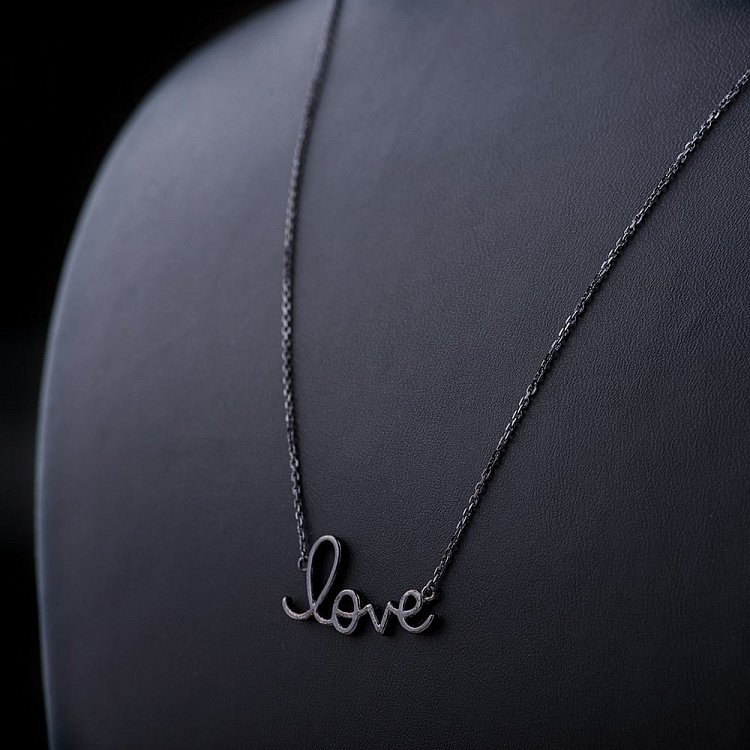 Срібне кольє Love 18378 від ювелірного магазину Онікс - 3