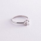Помолвочное золотое кольцо "Сердечко" с бриллиантом кб0414 от ювелирного магазина Оникс - 2