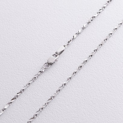 Фантазійний ланцюжок у білому золоті ц00471