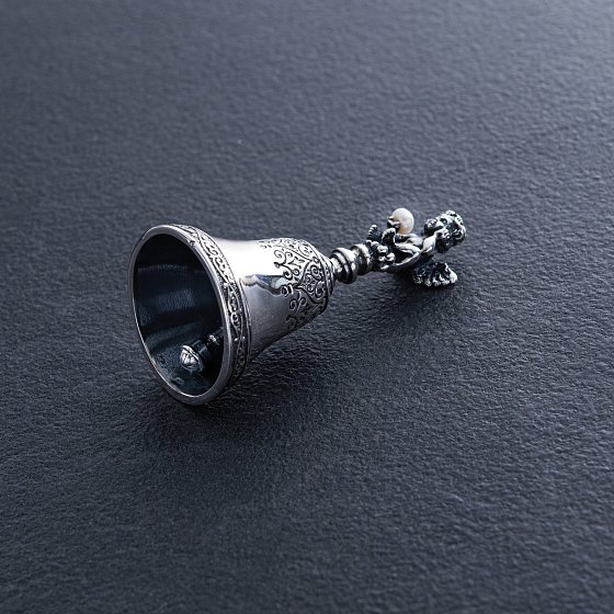 Серебряный колокольчик "Ангелочек" 23007 №2