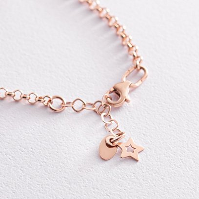 Золотий браслет "Ланцюжок" б05063 №5