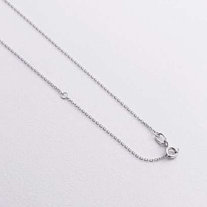 Золотое колье "Крестик" с бриллиантами 742621121 №3