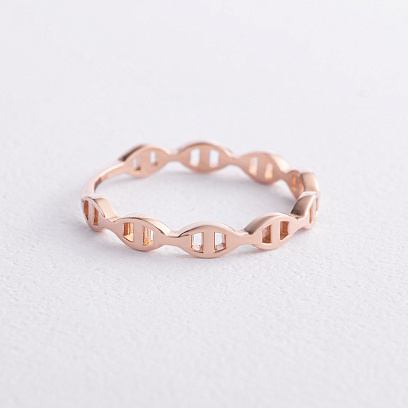 Каблучка "Helen" у червоному золоті mini к08430