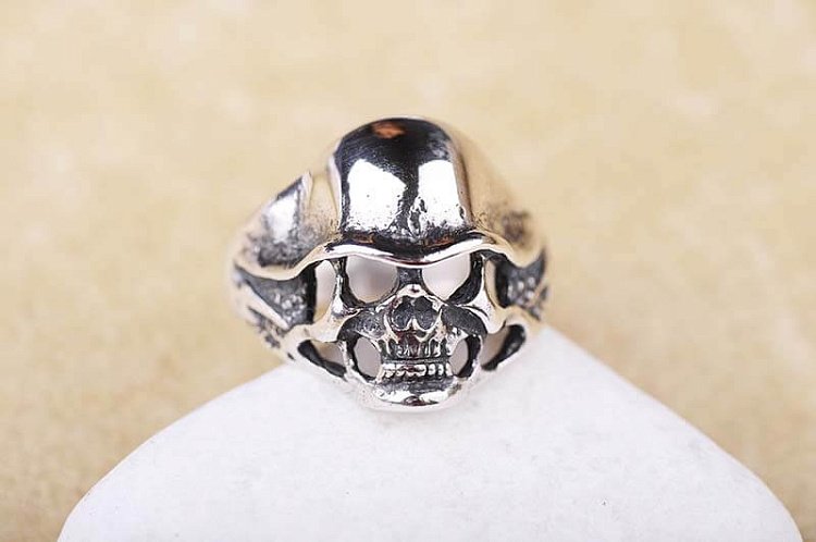 Кольцо "Череп" 11499 от ювелирного магазина Оникс - 2