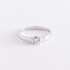 Золотое помолвочное кольцо с бриллиантом кб0355y от ювелирного магазина Оникс - 3