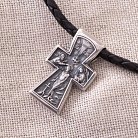 Срібний хрест (чорніння) 13141 от ювелирного магазина Оникс - 1