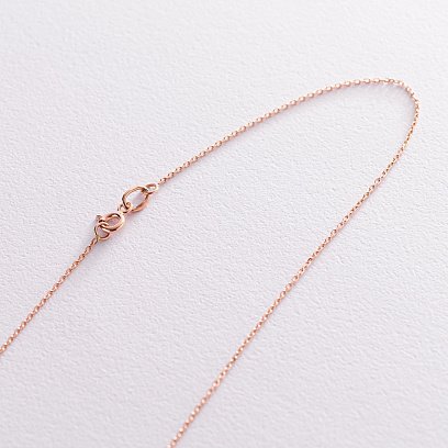 Кольє "Мінімалізм" в червоному золоті кол01984 №5