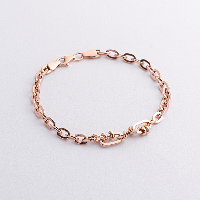 Браслет "Bianca" в красном золоте б05742