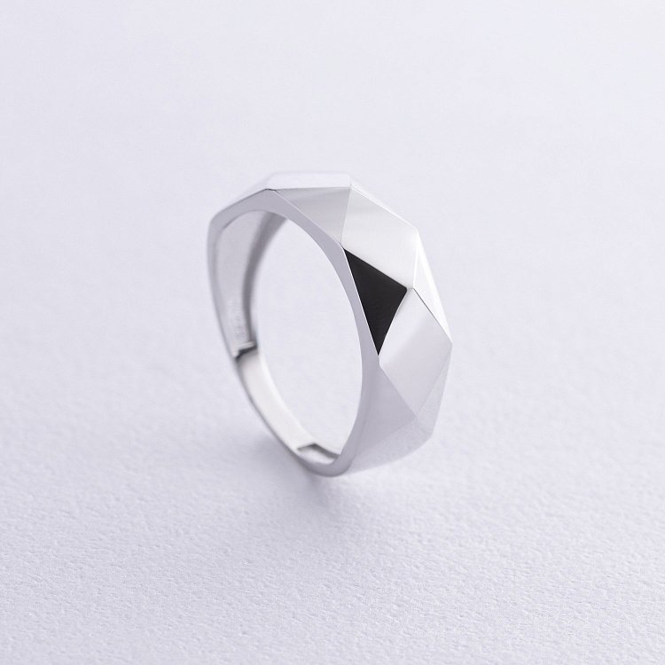 Кольцо "Совершенство" в белом золоте к07996 от ювелирного магазина Оникс