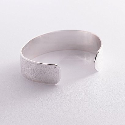 Жесткий браслет "Звездная пыль" из серебра 141594 №3