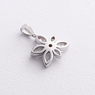 Золотой кулон "Цветочек" с бриллиантами пб0388rc от ювелирного магазина Оникс - 1