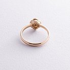 Золотое кольцо "Клевер" с бриллиантами 233973122 от ювелирного магазина Оникс - 5
