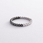 Золотое кольцо с белыми и черными бриллиантами кб0470di от ювелирного магазина Оникс - 2