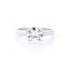 Серебряное помолвочное кольцо с фианитом 112093 от ювелирного магазина Оникс - 2