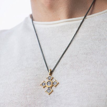 Православний хрест "Господь Вседержитель. Похвала Богородиці" 131641 №2