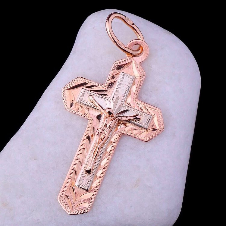 Православний хрест п01742 від ювелірного магазину Онікс