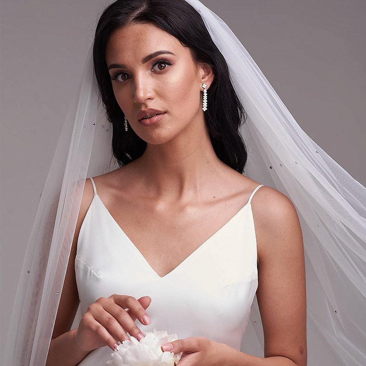 Золоті сережки з діамантами сб0197cha від ювелірного магазину Онікс - 4